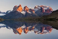 Majestic Mountain Landscape. Reflection of Mountains in the Lake. National Park Torres Del Paine, C-Anton Petrus-Photographic Print