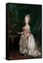Anton Rafael Mengs / 'Maria Theresa of Austria', 1771, German School, Oil on canvas, 144 cm x 10...-ANTON RAPHAEL MENGS-Framed Stretched Canvas