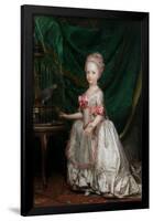 Anton Rafael Mengs / 'Maria Theresa of Austria', 1771, German School, Oil on canvas, 144 cm x 10...-ANTON RAPHAEL MENGS-Framed Poster
