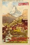 Werbung für die Bahnstrecke Montreux?Lenk im Simmental. Ca. 1910-Anton Reckziegel-Giclee Print