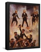 Anton Romako (Tegetthoff admiral in the naval battle at Lissa) Art Poster Print-null-Framed Poster