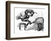 Anton Rubinstein Over-Enthusiastic Pianist Plays a Tune-null-Framed Art Print