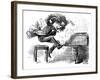 Anton Rubinstein Over-Enthusiastic Pianist Plays a Tune-null-Framed Art Print