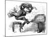 Anton Rubinstein Over-Enthusiastic Pianist Plays a Tune-null-Mounted Art Print