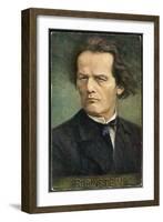 Anton Rubinstein Russian Musician-Eichhorn-Framed Art Print