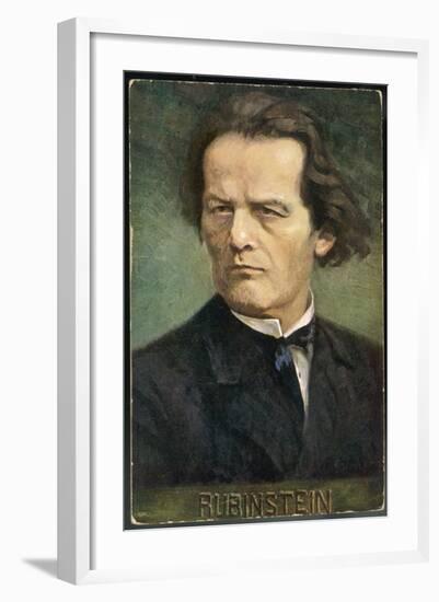 Anton Rubinstein Russian Musician-Eichhorn-Framed Art Print