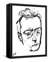 Anton Von Webern-Oskar Kokoschka-Framed Stretched Canvas