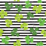 Clover Leaf Illustration - St Patricks Day-Anton Yanchevskyi-Art Print