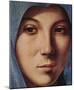 Antonello da Messina (Maria of the Annunciation, Detail: face of Mary) Art Poster Print-null-Mounted Poster