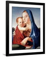 Antonello: Virgin & Child-Antonello da Messina-Framed Giclee Print