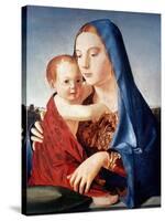 Antonello: Virgin & Child-Antonello da Messina-Stretched Canvas