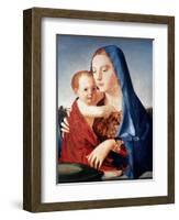 Antonello: Virgin & Child-Antonello da Messina-Framed Giclee Print