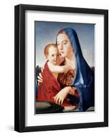 Antonello: Virgin & Child-Antonello da Messina-Framed Giclee Print