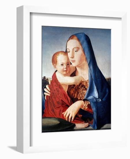 Antonello: Virgin & Child-Antonello da Messina-Framed Giclee Print