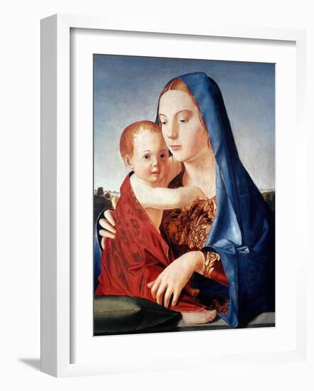 Antonello: Virgin & Child-Antonello da Messina-Framed Giclee Print