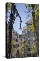 Antoni Gaudi's Casa Batllo building, UNESCO World Heritage Site, Barcelona, Catalonia, Spain-Frank Fell-Stretched Canvas