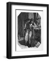 Antoni Van Leeuwenhoek, 17th Century Dutch Scientist and Microscopy Pioneer, C1870-W Steelink-Framed Giclee Print