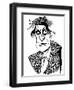 Antonin Artaud as Marat, 2019-Neale Osborne-Framed Giclee Print