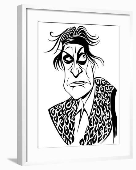 Antonin Artaud as Marat, 2019-Neale Osborne-Framed Giclee Print