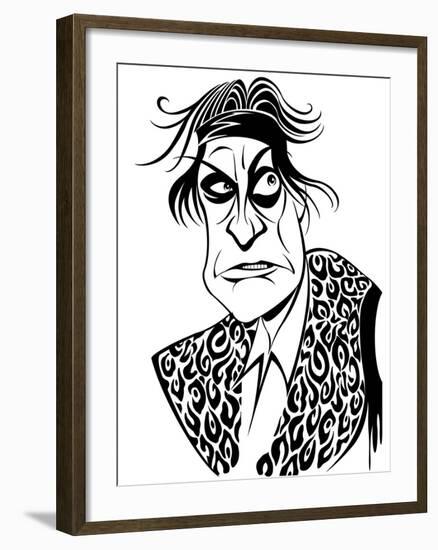 Antonin Artaud as Marat, 2019-Neale Osborne-Framed Giclee Print