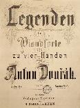 Title Page of Legends, Opus 59-Antonin Leopold Dvorak-Giclee Print