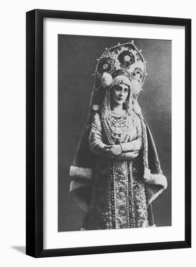 Antonina Nezhdanova as the Princess, 1917-null-Framed Giclee Print