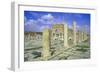 Antonine Gate and Ruined Pillars, Sbeitla, Tunisia-Vivienne Sharp-Framed Premium Photographic Print