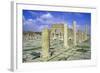 Antonine Gate and Ruined Pillars, Sbeitla, Tunisia-Vivienne Sharp-Framed Photographic Print