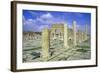 Antonine Gate and Ruined Pillars, Sbeitla, Tunisia-Vivienne Sharp-Framed Photographic Print