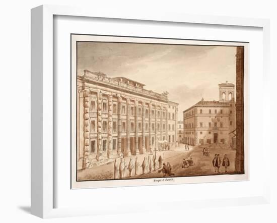 Antonine Temple, 1833-Agostino Tofanelli-Framed Giclee Print