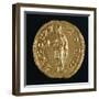 Antoninus Pius Aureus Bearing Image of Emperor Holding Globe, Roman Coins AD-null-Framed Giclee Print