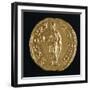 Antoninus Pius Aureus Bearing Image of Emperor Holding Globe, Roman Coins AD-null-Framed Giclee Print