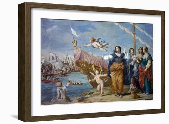 Antonio Abandons His Men in the Battle of Pythian-Jean Boulanger-Framed Giclee Print