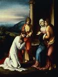 Christ Taking Leave of His Mother, Circa 1513,-Antonio Allegri-Giclee Print