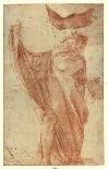 Study for One of the Two Apostles-Antonio Allegri Da Correggio-Lithograph