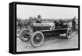 Antonio Ascari in an Alfa Romeo, Targa Florio Race, Sicily, 1922-null-Framed Stretched Canvas