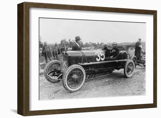 Antonio Ascari in an Alfa Romeo, Targa Florio Race, Sicily, 1922-null-Framed Photographic Print