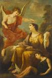 The Angel Appearing to Hagar and Ishmael in the Desert-Antonio Bellucci-Stretched Canvas