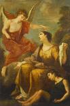 The Angel Appearing to Hagar and Ishmael in the Desert-Antonio Bellucci-Stretched Canvas