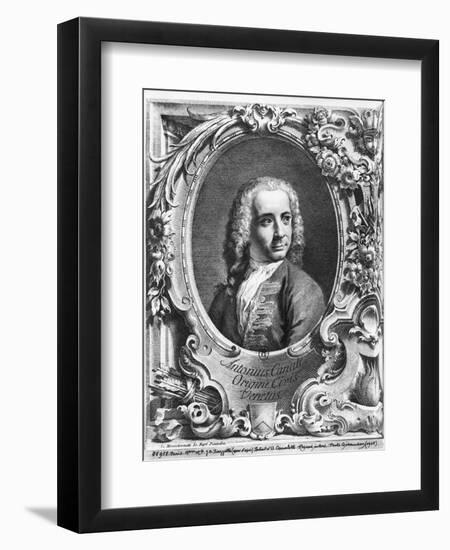 Antonio Canaletto, Rom Prospectus Magni Canalis Venetiarum, Before 1735-Giovanni Battista Piazzetta-Framed Giclee Print