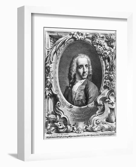 Antonio Canaletto, Rom Prospectus Magni Canalis Venetiarum, Before 1735-Giovanni Battista Piazzetta-Framed Giclee Print