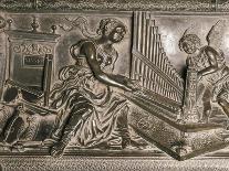 Music, Detail from Tomb of Sixtus IV, 1493, Bronze Statue-Antonio Del Pollaiuolo-Framed Stretched Canvas