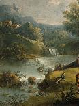 Italian Landscape' (Detail), 18th Century-Antonio Diziani-Giclee Print