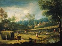 Italian Landscape, C1750-1795-Antonio Diziani-Giclee Print