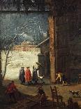 The Winter, the Arrival of a Nobleman at the Villa-Antonio Diziani-Giclee Print