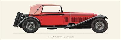 Alfa Romeo, 1930-Antonio Fantini-Art Print