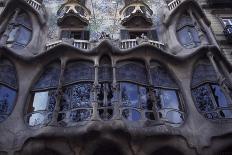 Architectural Detail from Batllo House, 1907-Antonio Gaudi-Stretched Canvas