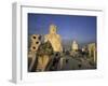 Antonio Gaudi's Casa Mila, Barcelona, Spain-David Barnes-Framed Premium Photographic Print