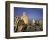 Antonio Gaudi's Casa Mila, Barcelona, Spain-David Barnes-Framed Photographic Print