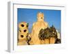 Antonio Gaudi's La Pedrera, Casa Mila, Barcelona, Spain-David Barnes-Framed Photographic Print